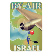 Israel Mit dem Reiseplakat "Luft" Magnet (Vertikal)
