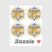 Israel Persischer Löwe Aufkleber (Blatt)