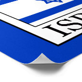 Israel Poster (Ecke)