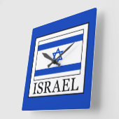 Israel Quadratische Wanduhr (Winkel)