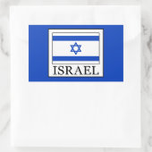 Israel Rechteckiger Aufkleber (Tasche)