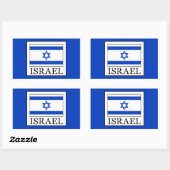 Israel Rechteckiger Aufkleber (Blatt)