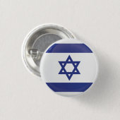 Israel Round-Icon-Flagge Button (Vorne & Hinten)