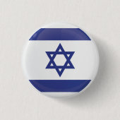 Israel Round-Icon-Flagge Button (Vorderseite)