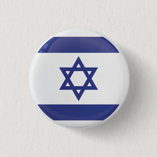 Israel Round-Icon-Flagge Button (Vorderseite)