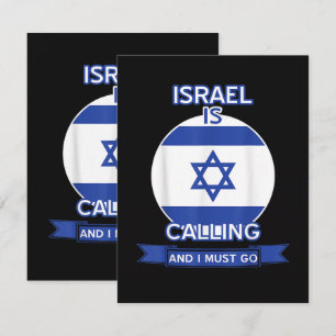 Israel ruft und ich muss gehen ankündigung