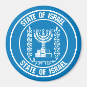 Israel-RundEmblem Magnet (Vorne)