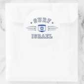 Israel Runder Aufkleber (Tasche)