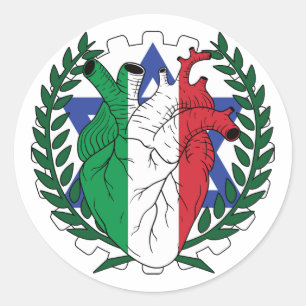Israel Saint Josephs Day Italia Runder Aufkleber
