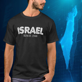 Israel seit 1948, einfacher israelischer Stolz T-Shirt