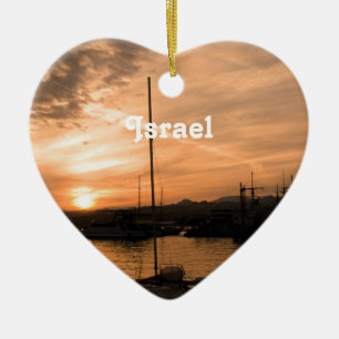 Israel-Sonnenuntergang Keramikornament