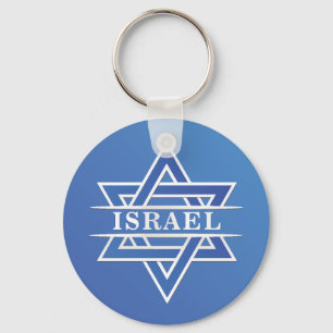Israel Star der David-Flagge Schlüsselanhänger