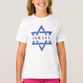 Israel Star der David-Flagge T-Shirt (Vorderseite)