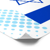 Israel Star Poster (Ecke)