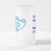 Israel stark mattglas bierglas (Mittel)