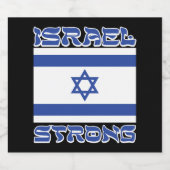 Israel stark schaumweinetikett (Einzelnes Label)