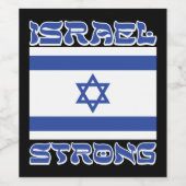 Israel stark weinetikett (Einzelnes Label)
