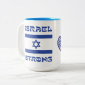 Israel stark zweifarbige tasse (Vorderseite Links)
