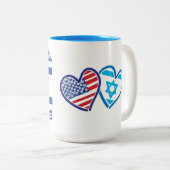 Israel stark zweifarbige tasse (VorderseiteRechts)