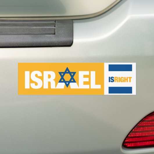 Israel-Stoß 2 Autoaufkleber (Auf Auto)