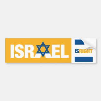 Israel-Stoß 2 Autoaufkleber