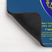 Israel Strong - Am Yisrael Chai Mousepad (Ecke)