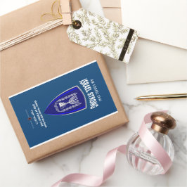 Israel Strong - Am Yisrael Chai Rechteckiger Aufkleber