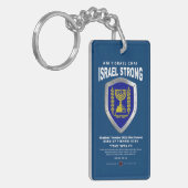 Israel Strong - Am Yisrael Chai Schlüsselanhänger (Vorderseite links)