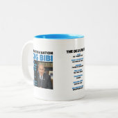 ISRAEL-Tasse Zweifarbige Tasse (Vorderseite Links)