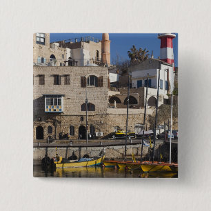 Israel, Tel Aviv, Jaffa, Jaffa, Alter Hafen Button