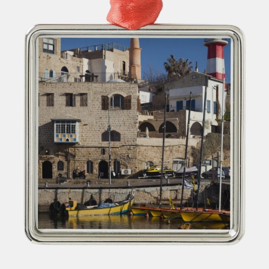 Israel, Tel Aviv, Jaffa, Jaffa, Alter Hafen Ornament Aus Metall (Vorne)