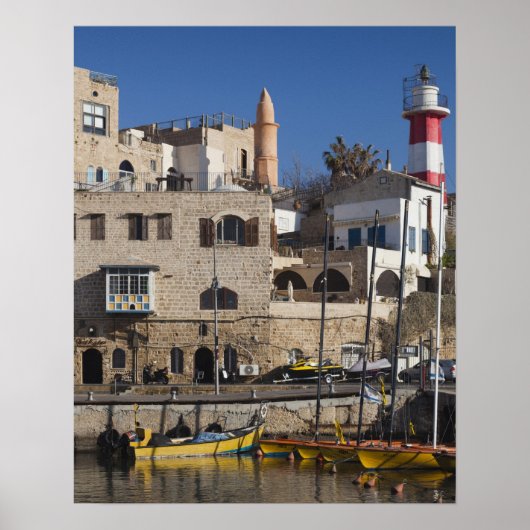 Israel, Tel Aviv, Jaffa, Jaffa, Alter Hafen Poster (Vorne)