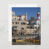 Israel, Tel Aviv, Jaffa, Jaffa, Alter Hafen Postkarte (Vorne/Hinten)