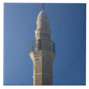 Israel, Tel Aviv, Jaffa, Moschee-Minarett Fliese
