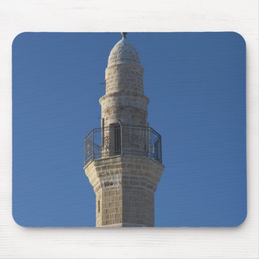 Israel, Tel Aviv, Jaffa, Moschee-Minarett Mousepad (Vorne)