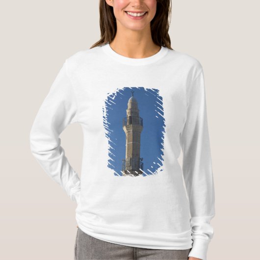 Israel, Tel Aviv, Jaffa, Moschee-Minarett T-Shirt (Vorderseite)