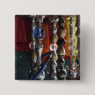 Israel, Tel Aviv, Jaffa, Shisha Wasserpfeifen Button