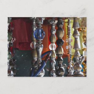 Israel, Tel Aviv, Jaffa, Shisha-Wasserpfeifen Postkarte