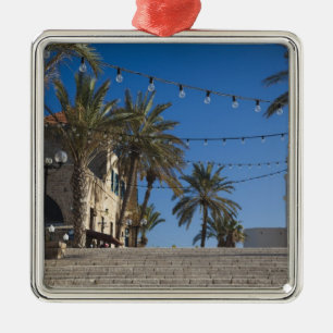 Israel, Tel Aviv, Jaffa, Treppe, Alte Jaffa Silbernes Ornament