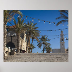 Israel, Tel Aviv, Jaffa, Treppe, Old Jaffa Poster