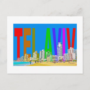 Israel Tel Aviv Postkarte