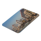 Israel, Tel Aviv, Strand, Hotels, Abenddämmerung Magnet (Linke Seite)