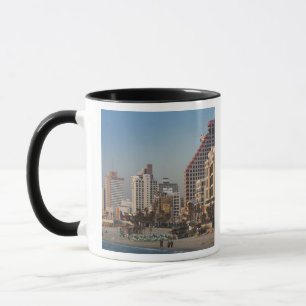 Israel, Tel Aviv, strandnah, Hotels, Dämmerung Tasse