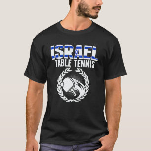 Israel Tischtennis Israelische Ping Pong Team Un T-Shirt