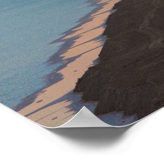 Israel, Totes Meer, Ein Bokek, Totes Meer, Dämmeru Poster (Ecke)