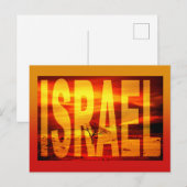 israel totes Meer Postkarte (Vorne/Hinten)