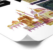 Israel travel poster (Ecke)