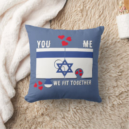 Israel Tu B'Av WIR FIEL ZUSAMMEN Paare Valentine Kissen