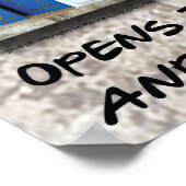 Israel - Türen und Fenster Poster (Ecke)