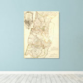 Israel und Palästina 3 Leinwanddruck (Insitu (Holzboden))